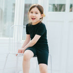 Colorful Black Short Sleeve Pajamas - Go PJ Party