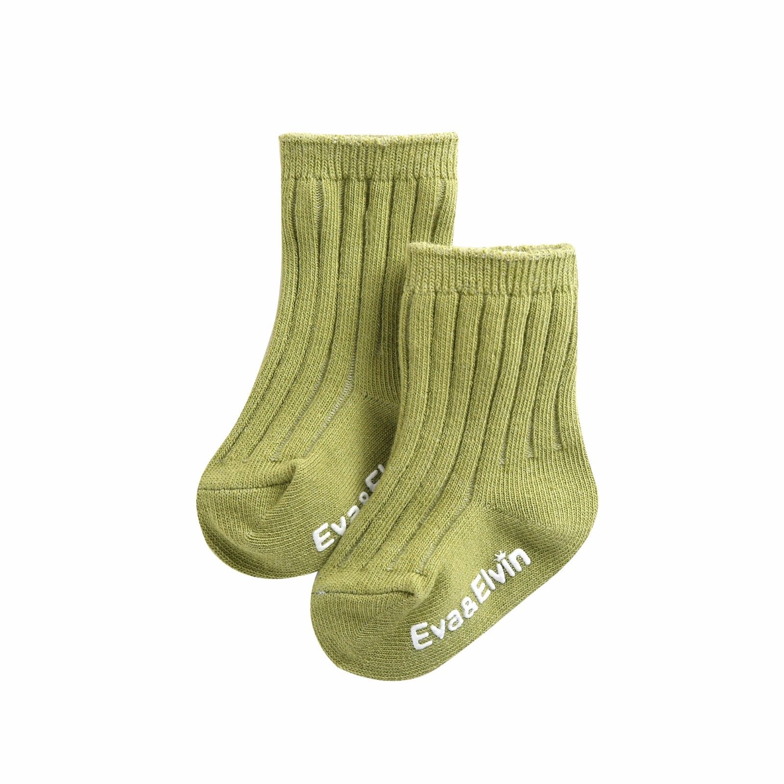 RunRun Green Ribbed Socks - Go PJ Party