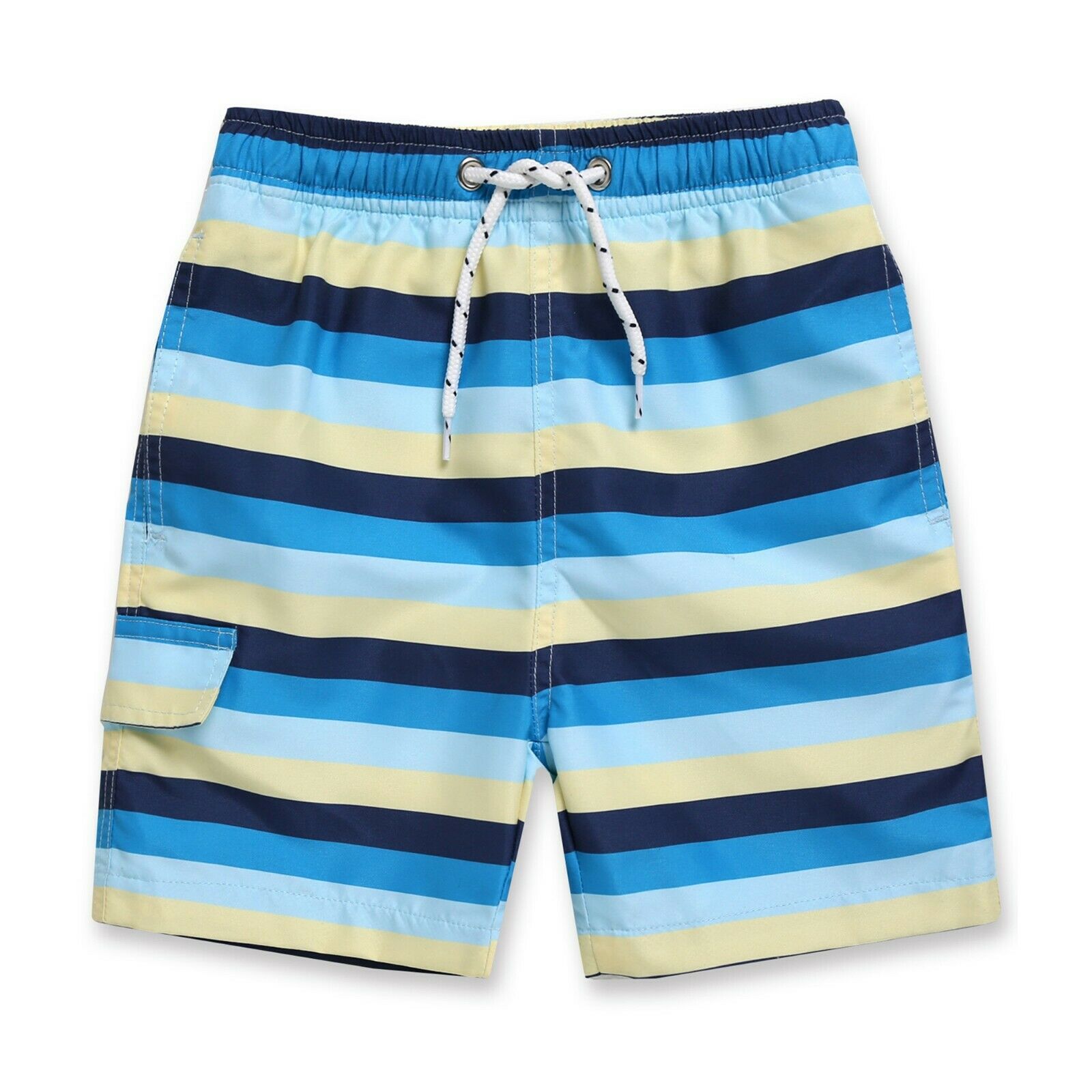 Colorful Stripe Swim Trunk