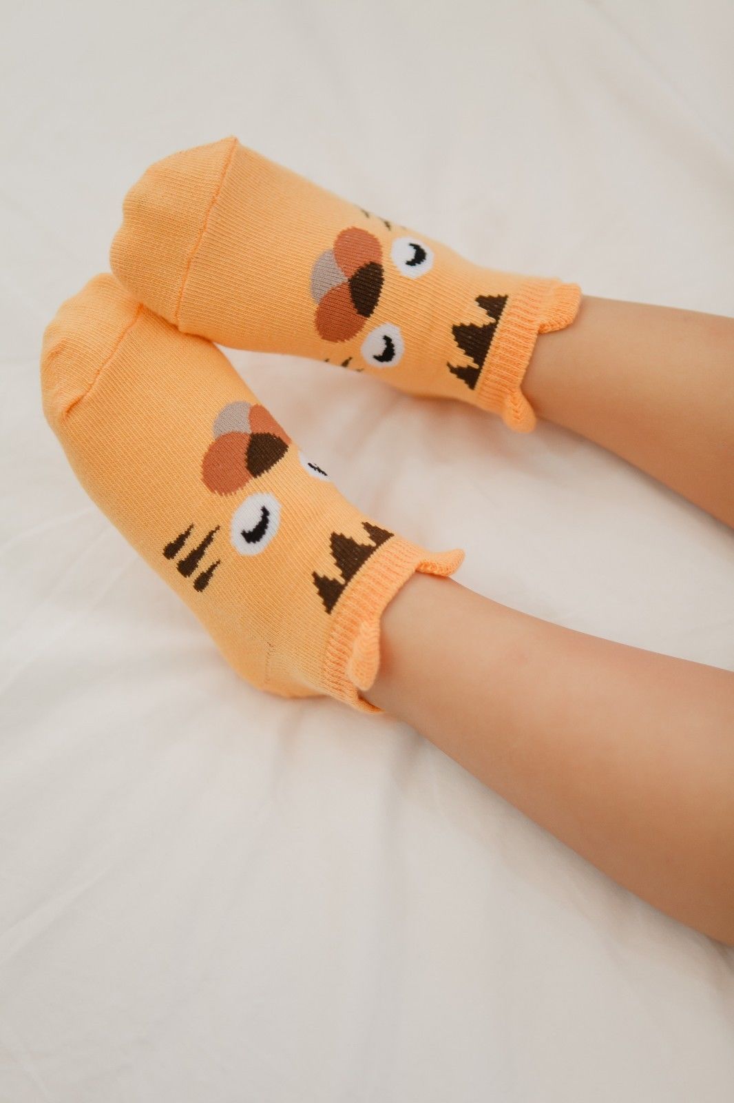 Tiger Animal Ankle Socks - Go PJ Party