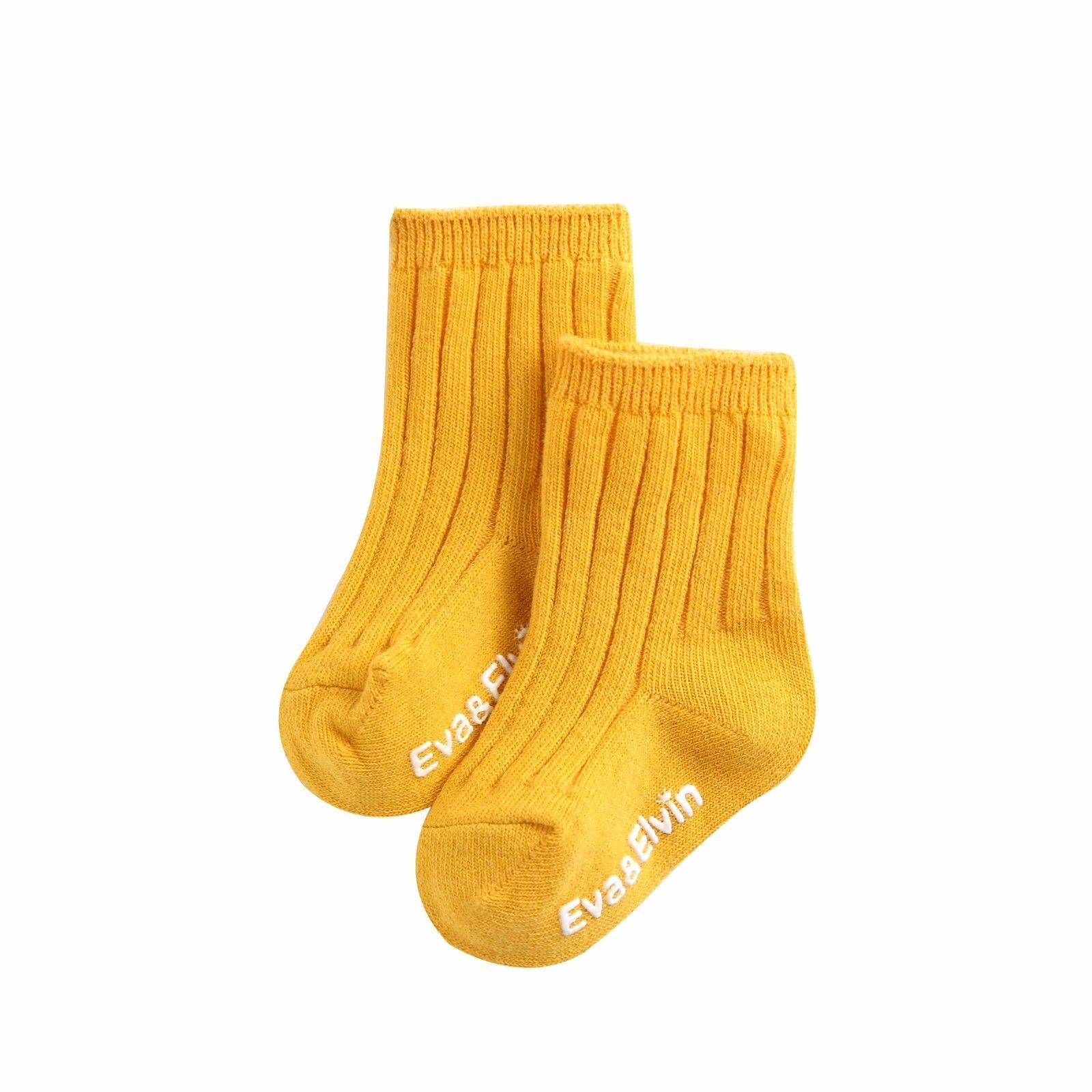 RunRun Mustard Ribbed Socks - Go PJ Party