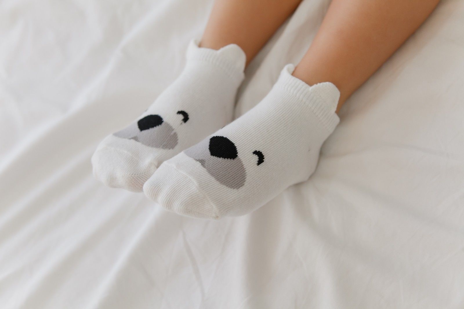 Polar Bear Animal Ankle Socks - Go PJ Party