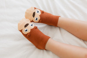 Monkey Animal Ankle Socks - Go PJ Party