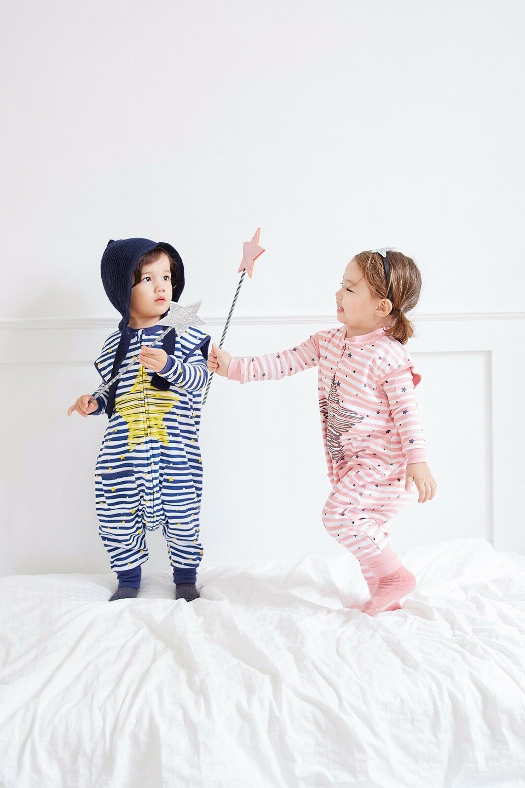 Bling Navy Cotton Sleepsack - Go PJ Party