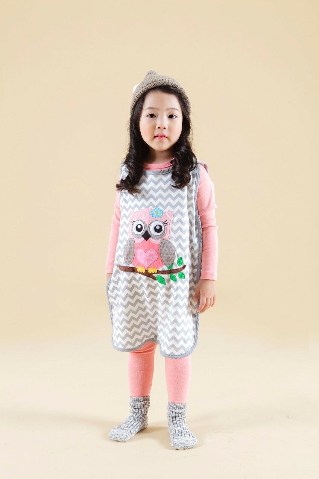 Owl Evu Cotton Blanket Sleeper - Go PJ Party