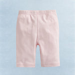 Light Pink Cotton Knee Leggings - Go PJ Party