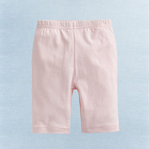 Light Pink Cotton Knee Leggings - Go PJ Party