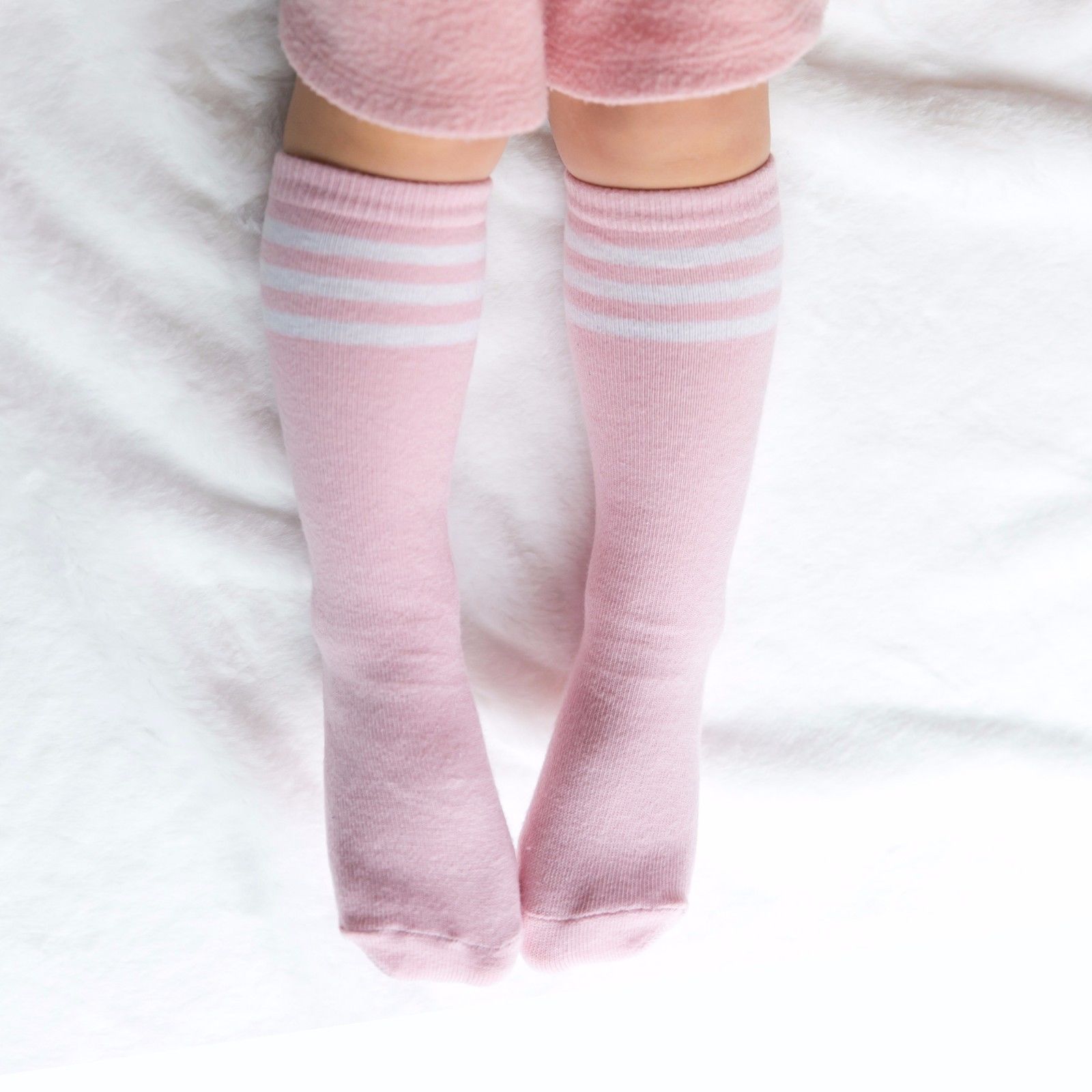 Peppy Pink Knee Socks - Go PJ Party