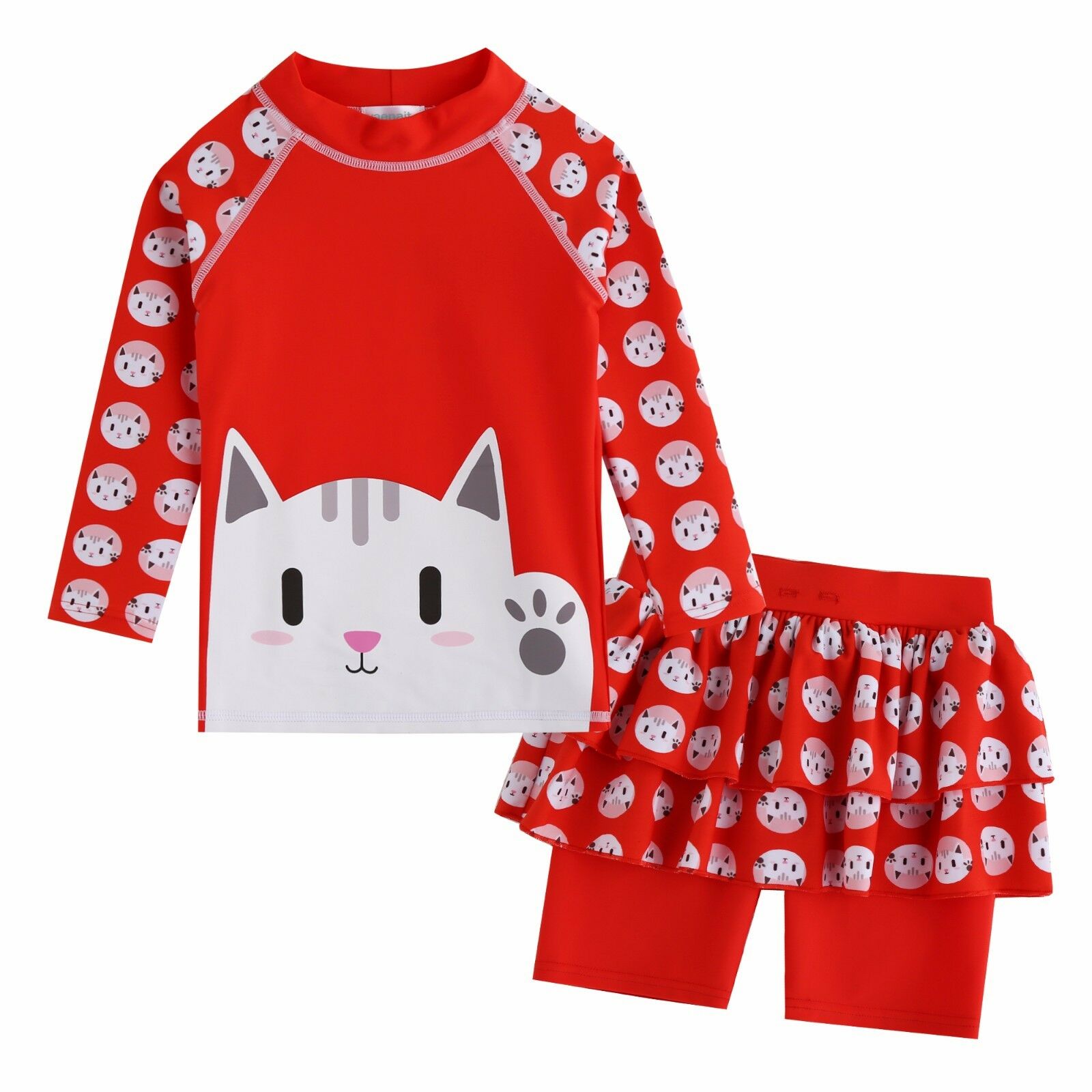 Hello Cat Two Piece Swimsuit - Go PJ Party