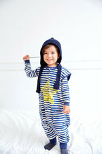 Bling Navy Cotton Sleepsack - Go PJ Party