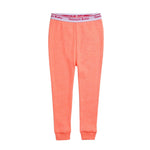 Rib Neon Orange Long Sleeve Pajama - Go PJ Party