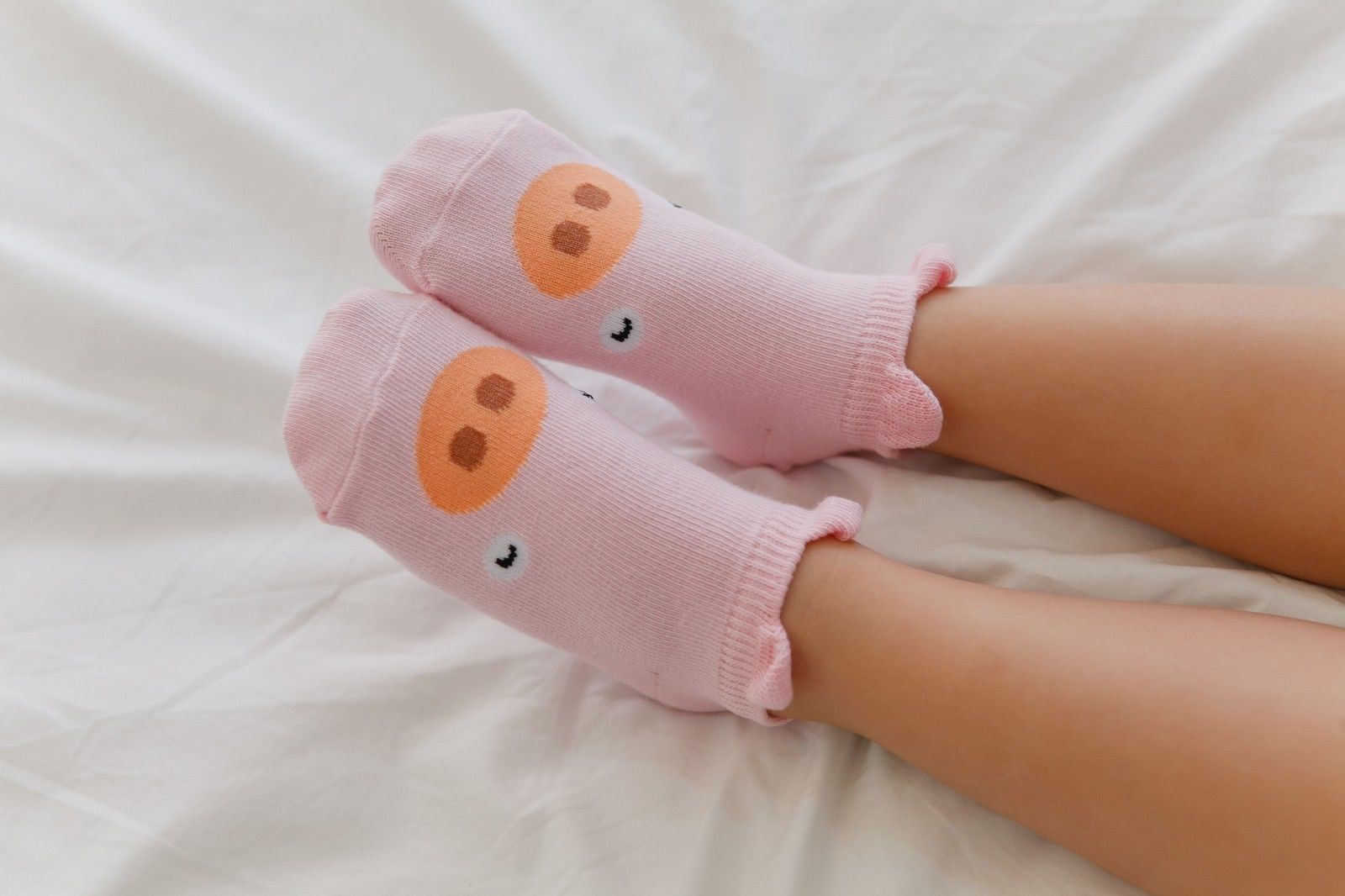 Piggy Animal Ankle Socks - Go PJ Party