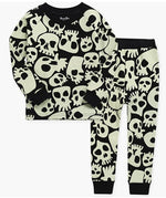 Halloween Skull Boom Long Sleeve Pajama