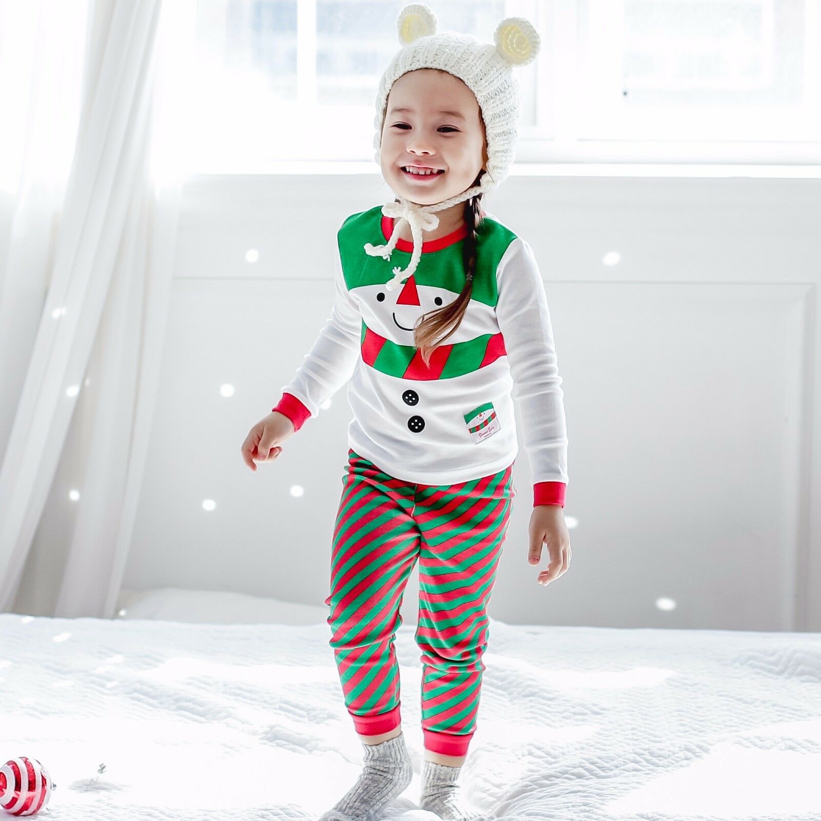 Snow Carol Long Sleeve Pajama - Go PJ Party