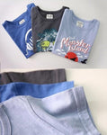 Sporty Short Sleeve T-shirts 3 Pack Set - Go PJ Party