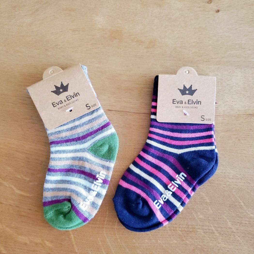 Stripe Socks Set (4 pack)