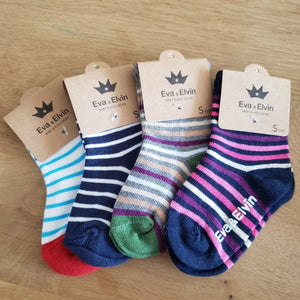 Stripe Socks Set (4 pack)