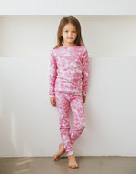 Tie Dye Milk Pink Long Sleeve Pajama