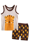 Coolcool Tiger Sleeveless Pajama Set - Go PJ Party