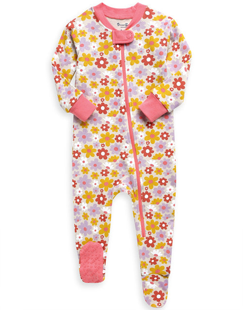 Tropical Baby Footed Sleepers
