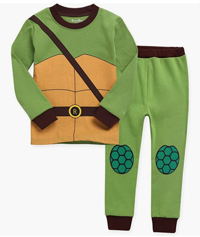 Halloween Turtle Long Sleeve Pajama